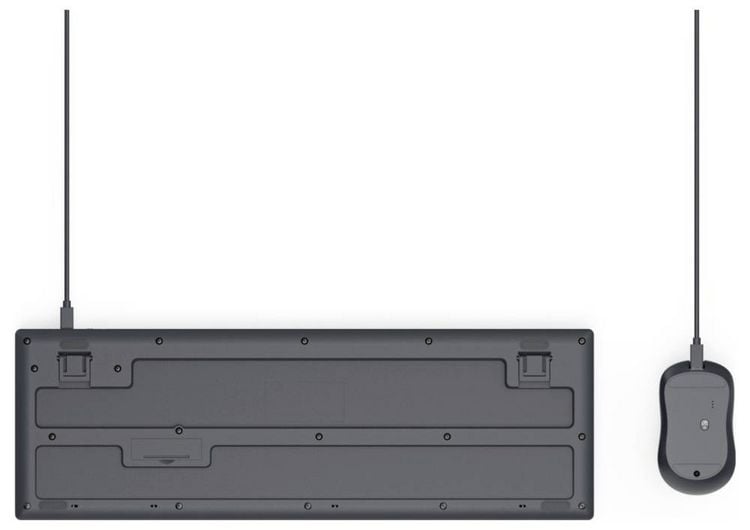 Produktbild: Hama CKM-200 Kabelgebunden Tastatur, Maus-Set Deutsch, QWERTZ Schwarz