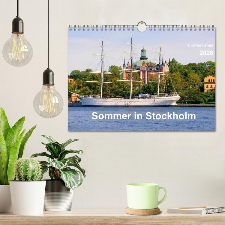Produktbild: Sommer in Stockholm 2026 (Wandkalender 2026 DIN A4 quer), CALVENDO Monatskalender