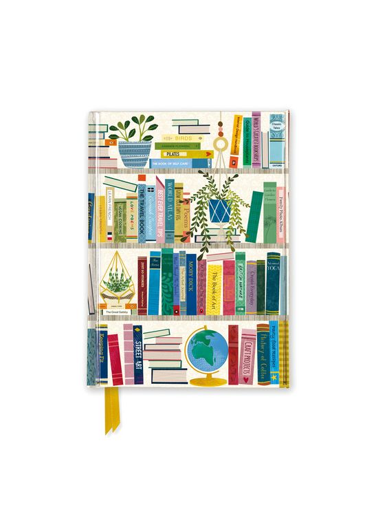 Produktbild: Premium Notizbuch DIN A6: Georgia Breeze, B&uuml;cherregal