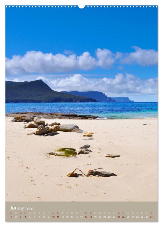 Produktbild: Erlebe mit mir Tasmanien (Wandkalender 2026 DIN A2 hoch), CALVENDO Monatskalender