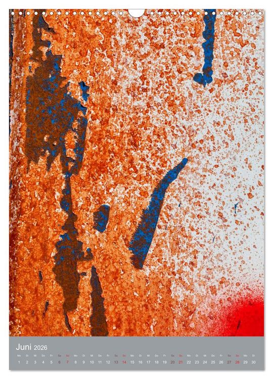 Produktbild: Rostiges (Wandkalender 2026 DIN A3 hoch), CALVENDO Monatskalender
