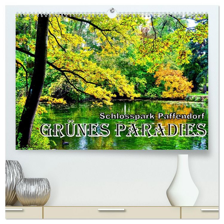 Produktbild: Gr&uuml;nes Paradies - Schlosspark Paffendorf (hochwertiger Premium Wandkalender 2026 DIN A2 quer), Kunstdruck in Hochglanz
