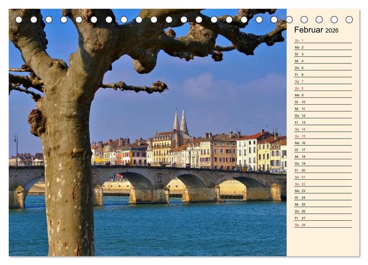 Produktbild: Burgund - Das gr&uuml;ne Herz Frankreichs (Tischkalender 2026 DIN A5 quer), CALVENDO Monatskalender