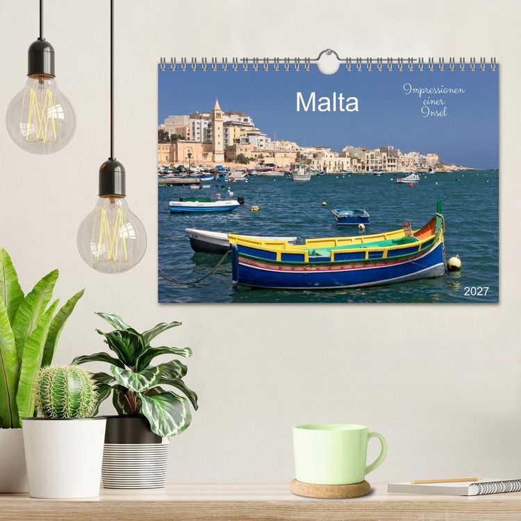 Produktbild: Malta. Impressionen einer Insel (Wandkalender 2027 DIN A4 quer), CALVENDO Monatskalender