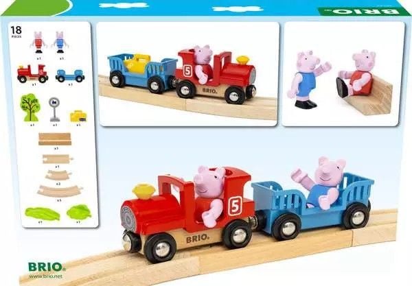Produktbild: Peppa Wutz Eisenbahn-Set / Eisenbahnset f&uuml;r Kinder ab 3 Jahren