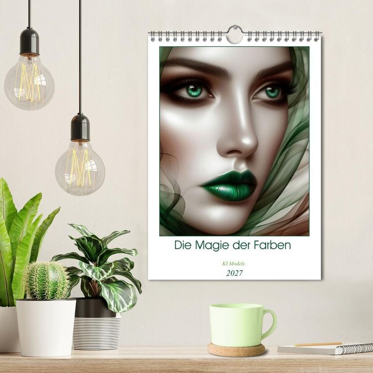 Produktbild: Die Magie der Farben (Wandkalender 2027 DIN A4 hoch), CALVENDO Monatskalender