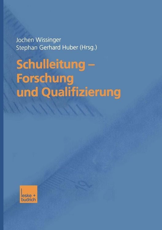 Produktbild: Schulleitung - Forschung und Qualifizierung