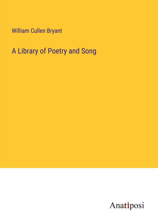 Produktbild: A Library of Poetry and Song