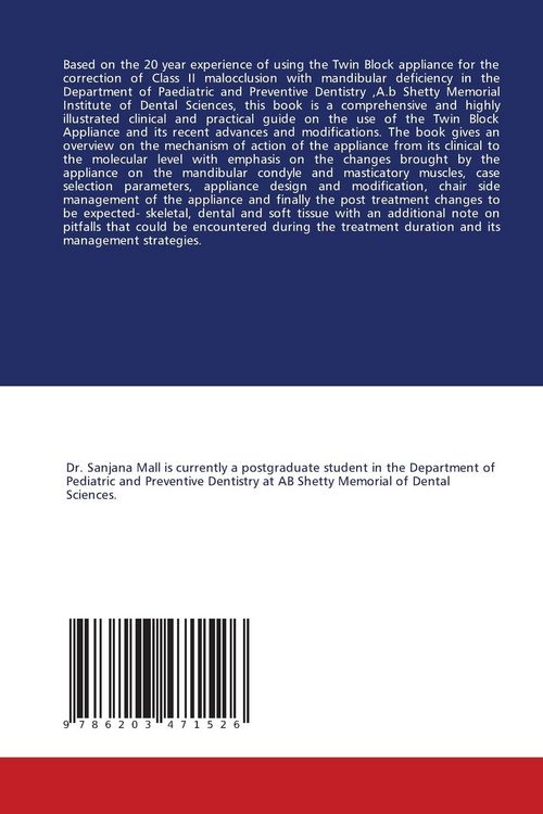 Produktbild: Twin Block Appliance : A Clinical Handbook