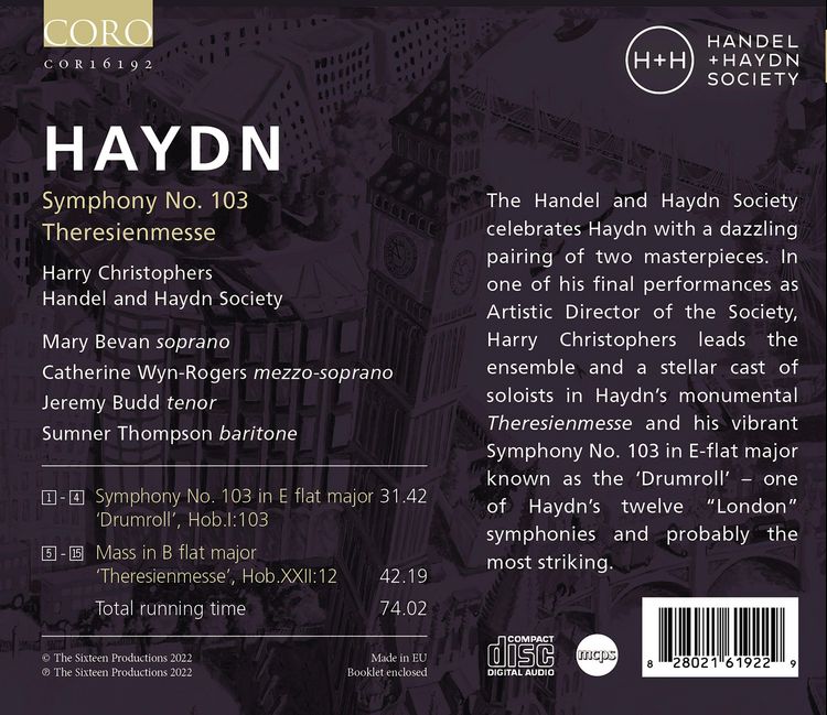 Produktbild: Londoner Sinfonie 103/Theresienmesse