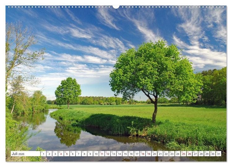 Produktbild: Wildes Wendland (Wandkalender 2026 DIN A2 quer), CALVENDO Monatskalender