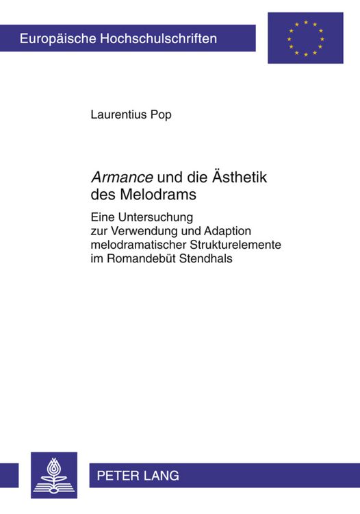 Produktbild: &laquo;Armance&raquo; und die Aesthetik des Melodrams