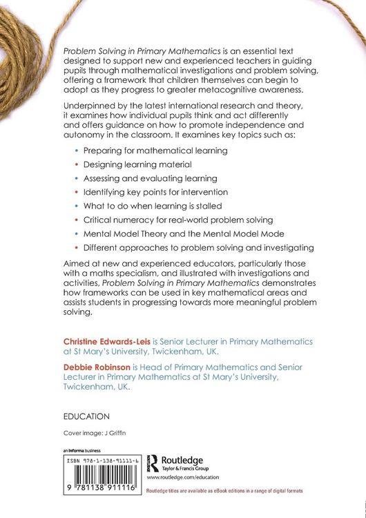 Produktbild: Problem Solving in Primary Mathematics