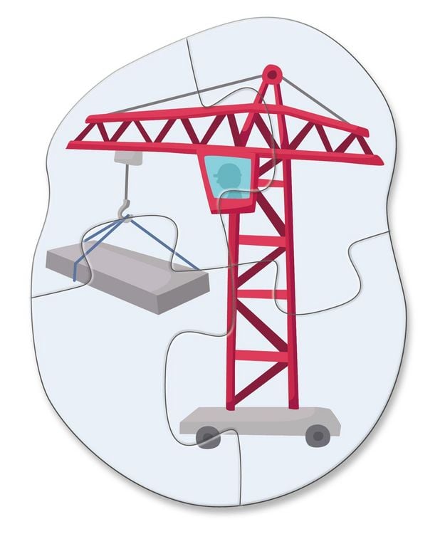 Produktbild: 4 erste Puzzles - Baustelle