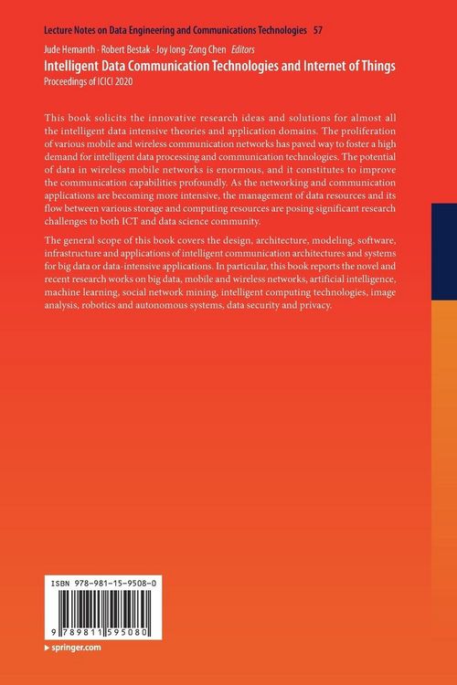 Produktbild: Intelligent Data Communication Technologies and Internet of Things