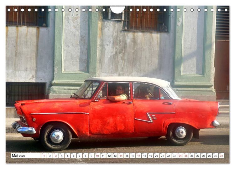 Produktbild: Ford Taunus P2 - 17M - Ein Klassiker aus K&ouml;ln in Kuba (Wandkalender 2026 DIN A4 quer), CALVENDO Monatskalender