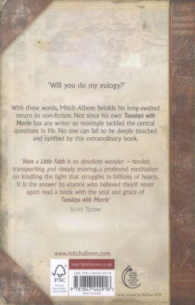 Produktbild: Albom, M: Have a Little Faith