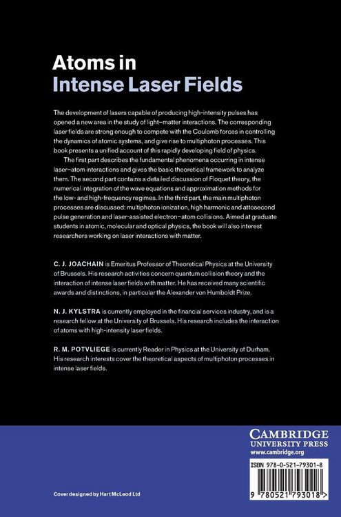 Produktbild: Atoms in Intense Laser Fields