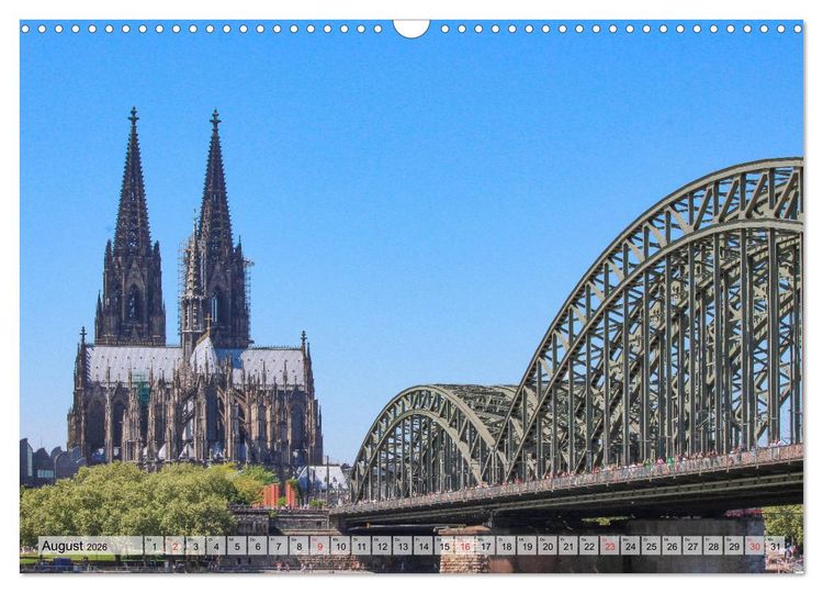 Produktbild: Altes K&ouml;ln - Denkm&auml;ler und Historische Bauten (Wandkalender 2026 DIN A3 quer), CALVENDO Monatskalender