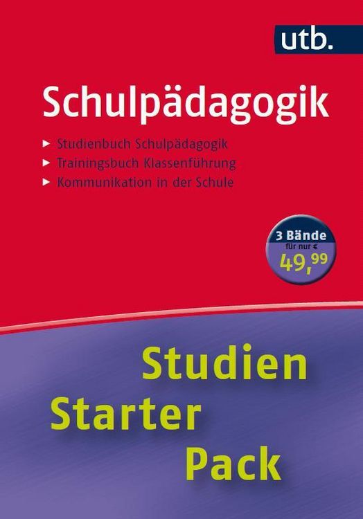 Produktbild: Studien-Starter-Pack Schulp&auml;dagogik, 3 Bde.