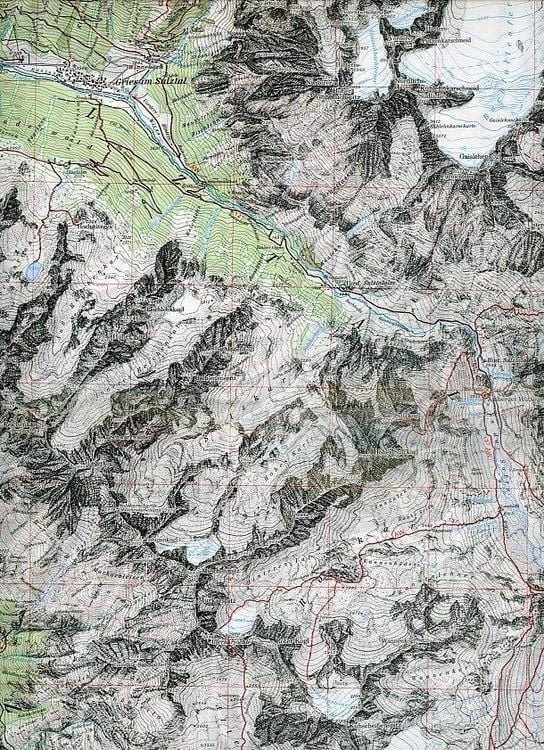Produktbild: DAV Alpenvereinskarte 31/1 Stubaier Alpen Hochstubai 1 : 25 000 Wegmarkierungen