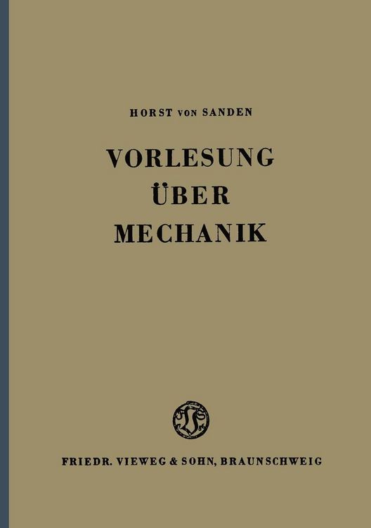 Produktbild: Vorlesung &uuml;ber Mechanik