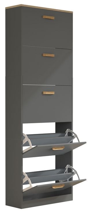 Produktbild: Holz Schuhregal Schuhschrank Schuhkipper Halom XL