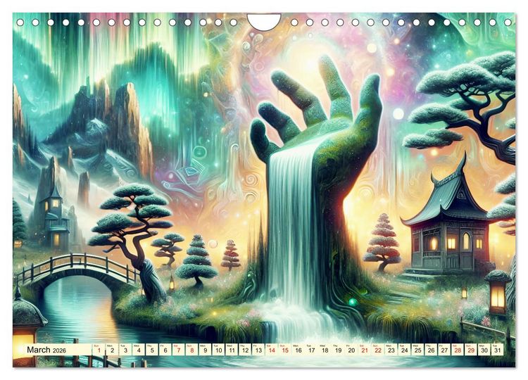 Produktbild: Nature Genesis - The hand of life (Wall Calendar 2026 DIN A4 landscape), CALVENDO 12 Month Wall Calendar