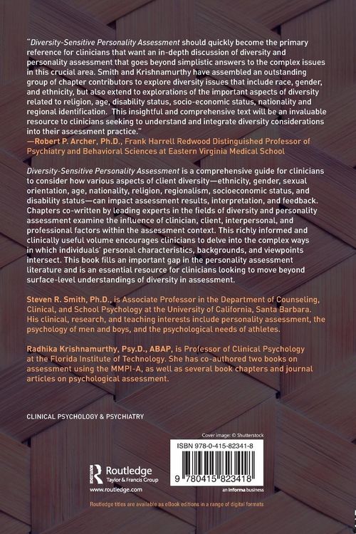 Produktbild: Diversity-Sensitive Personality Assessment