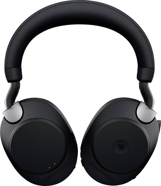 Produktbild: Jabra Evolve 2 85 Over Ear Headset Bluetooth&reg;, kabelgebunden Stereo Schwarz Mikrofon-Rauschunterdr&uuml;ckung Lautst&auml;rkeregelung, Batterieladeanzeige,