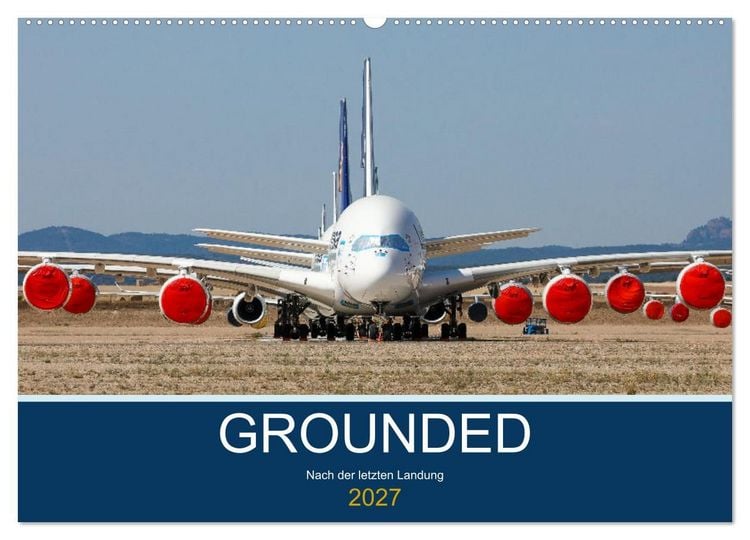 Produktbild: GROUNDED (Wandkalender 2027 DIN A2 quer), CALVENDO Monatskalender