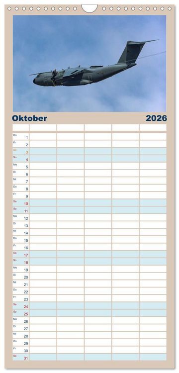 Produktbild: Familienplaner 2026 - A400M LTG 62 mit 5 Spalten (Wandkalender, 21 x 45 cm) CALVENDO