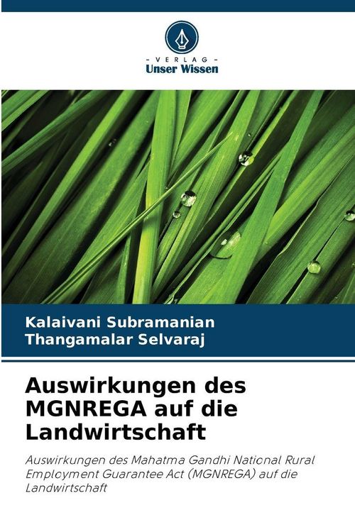 Produktbild: Auswirkungen des MGNREGA auf die Landwirtschaft