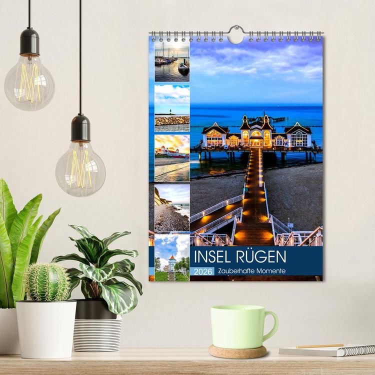 Produktbild: INSEL R&Uuml;GEN - Zauberhafte Momente (Wandkalender 2026 DIN A4 hoch), CALVENDO Monatskalender