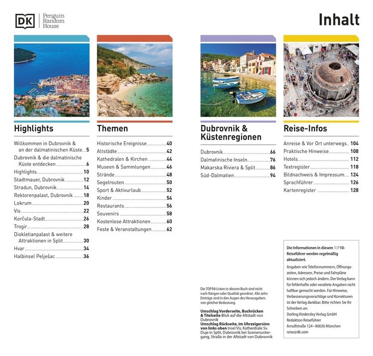 Produktbild: TOP10 Reisef&uuml;hrer Dubrovnik & Dalmatinische K&uuml;ste
