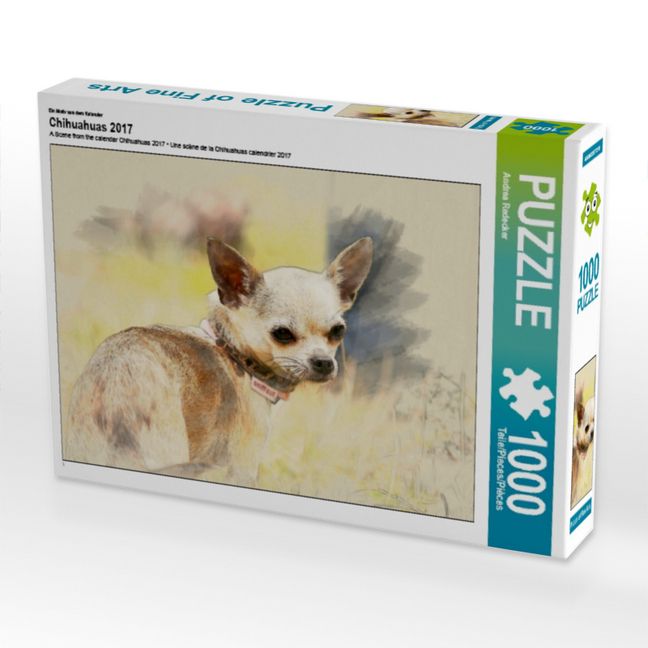 Produktbild: CALVENDO Puzzle Ein Motiv aus dem Kalender Chihuahuas 2017 | 1000 Teile Lege-Gr&ouml;&szlig;e 64x48cm Foto-Puzzle f&uuml;r gl&uuml;ckliche Stunden