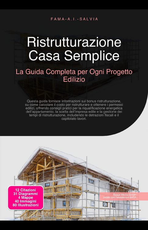 Produktbild: Ristrutturazione Casa Semplice: La Guida Completa per Ogni Progetto Edilizio