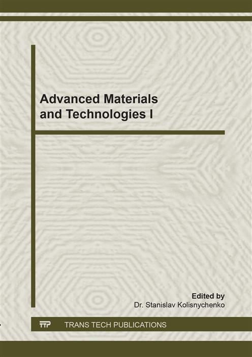 Produktbild: Advanced Materials and Technologies I