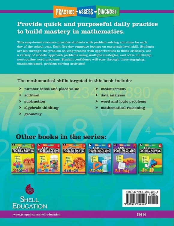 Produktbild: 180 Days of Problem Solving for Second Grade