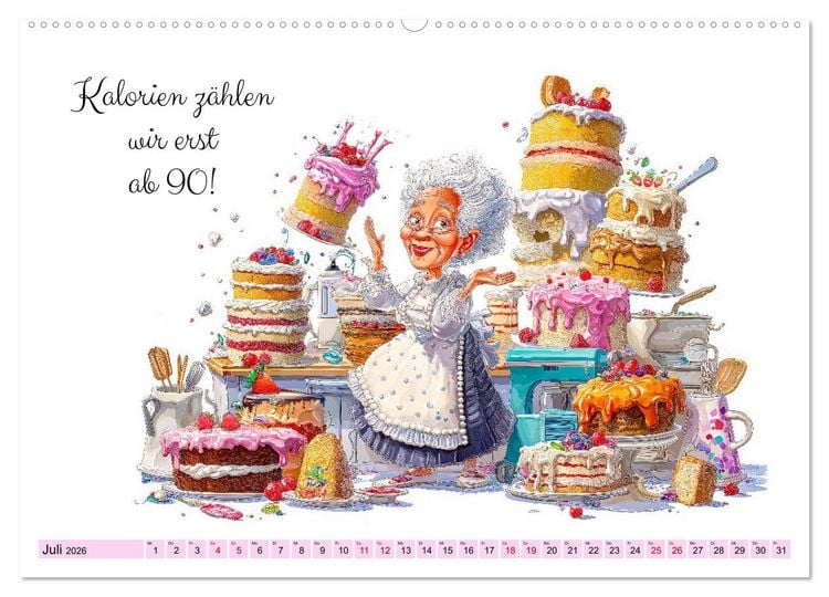 Produktbild: Endlich Rente - So macht Ruhestand Spa&szlig;! (hochwertiger Premium Wandkalender 2026 DIN A2 quer), Kunstdruck in Hochglanz