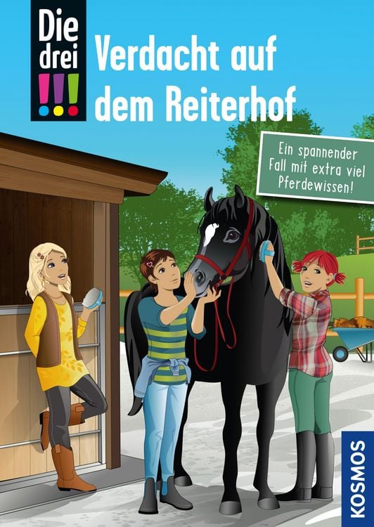 Bild vom Artikel Die drei !!!, Verdacht auf dem Reiterhof (drei Ausrufezeichen) vom Autor Julie Bender