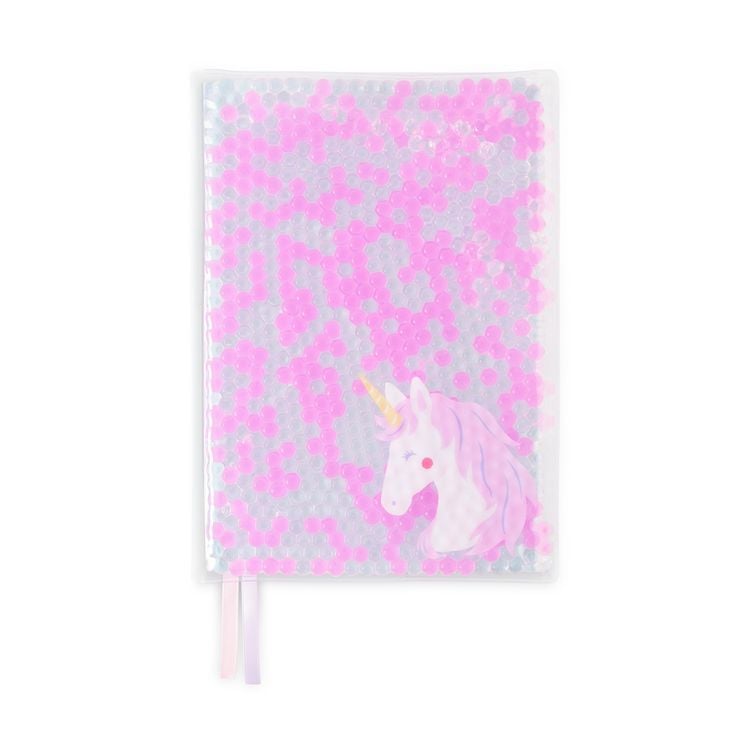 Produktbild: Buch mit Wasserperlen Einhorn