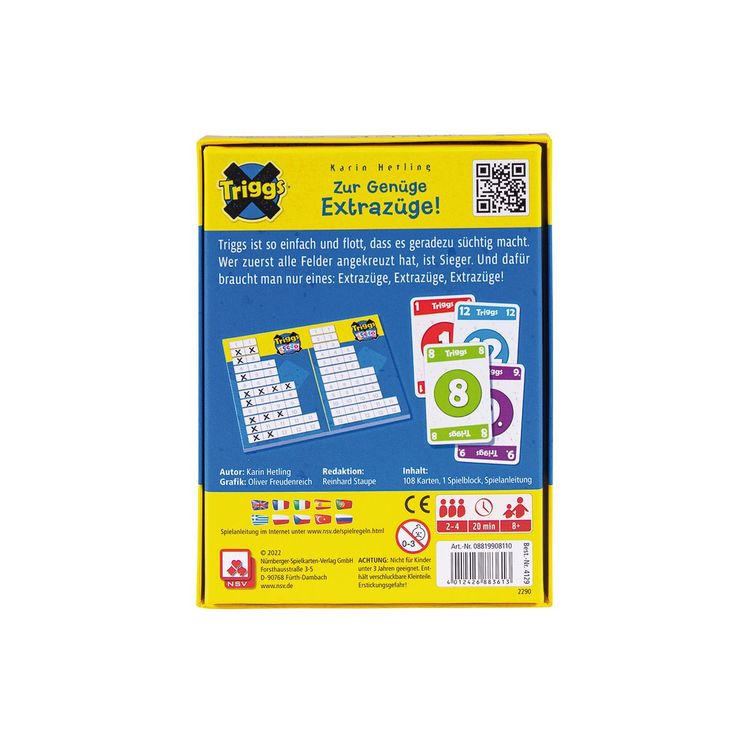 Produktbild: ASS 130014476 - Triggs, Zur Genüge Extrazüge!, Kartenspiel