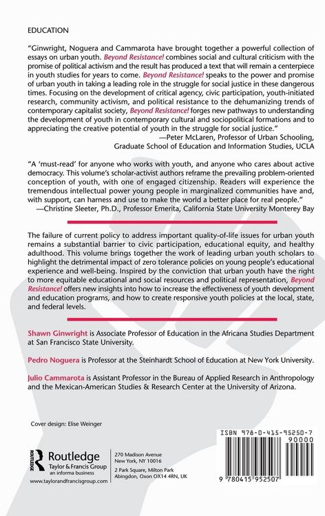 Produktbild: Beyond Resistance! Youth Activism and Community Change