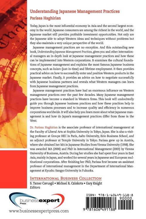 Produktbild: Understanding Japanese Management Practices