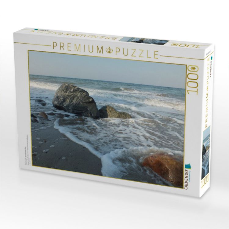 Produktbild: CALVENDO Puzzle Steine am Brodtener Ufer | 1000 Teile Lege-Gr&ouml;&szlig;e 64x48cm Foto-Puzzle f&uuml;r gl&uuml;ckliche Stunden