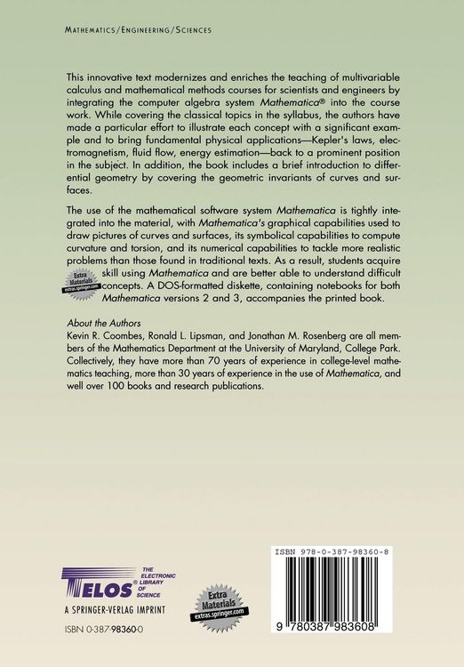 Produktbild: Multivariable Calculus and Mathematica&reg;