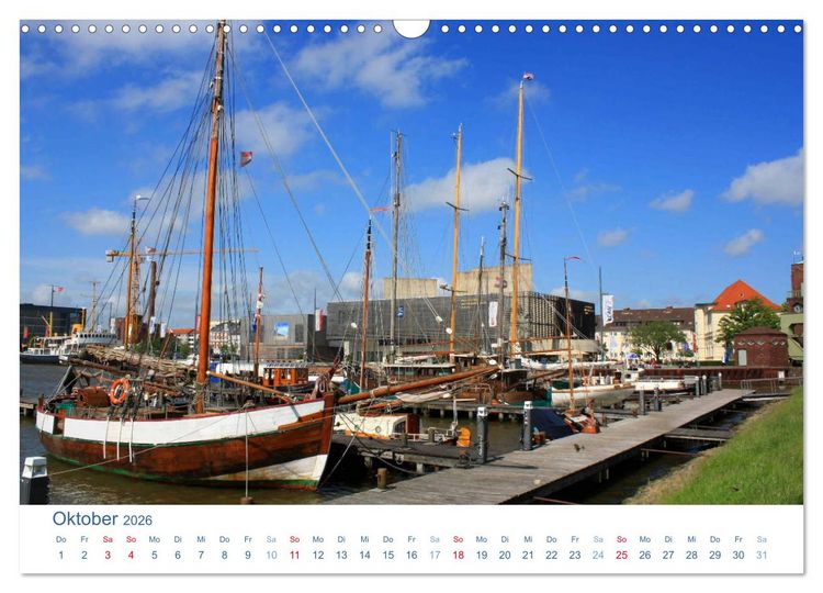 Produktbild: Bremerhaven 2026. Impressionen aus den Havenwelten (Wandkalender 2026 DIN A3 quer), CALVENDO Monatskalender