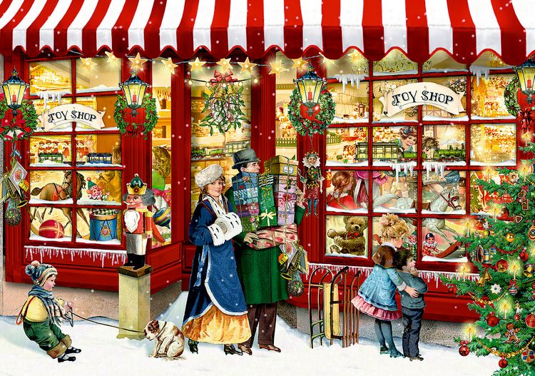Produktbild: Mini-Adventskalender &ndash; Nostalgische L&auml;den