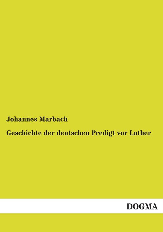 Produktbild: Geschichte der deutschen Predigt vor Luther